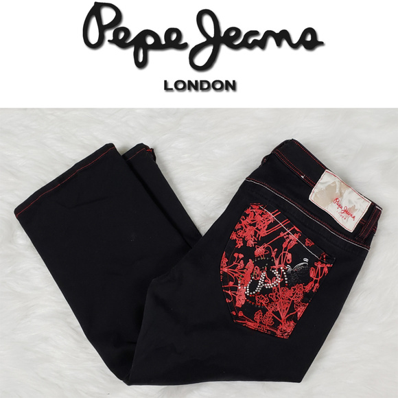 Pepe Jeans Pants - Pepe Jeans London Black Capri Jeans Size 31